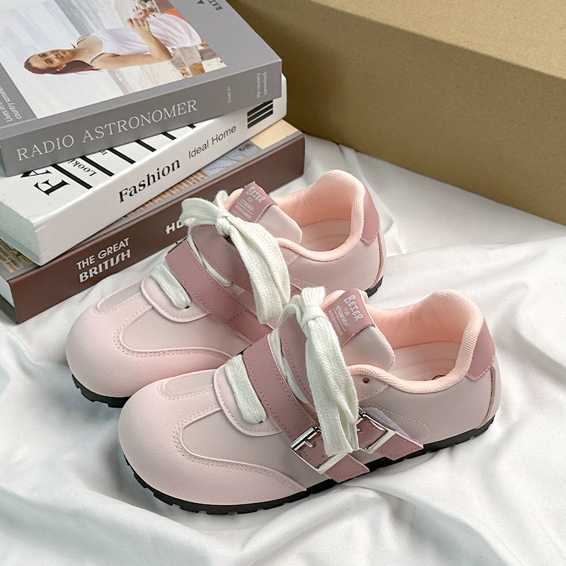 B3513 Балетные туфли на липучке, женская обувь Boken Puff, новинка 2024 года, универсальные популярные кроссовки, немецкие тренировочные кроссовки