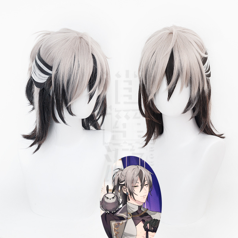 Leisure travel New World Carnival restrained cos wig artificial human scalp top half tie hair cosplay wig