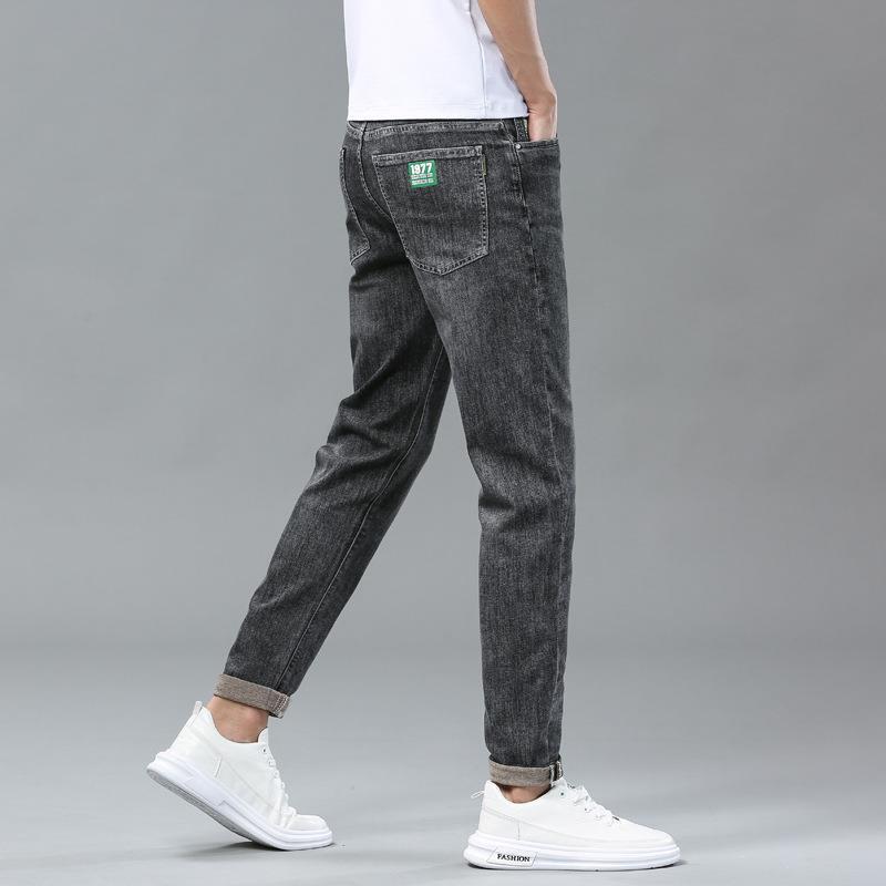 Autumn New Explosions Stretch Jeans Men's Slim-fit Printed Men's Long Pants Super Soft Live Room Jeans Autumn New Explosions Stretch Jeans Men's Slim-fit Printed Men's Long Pants Super Soft Live Room Jeans