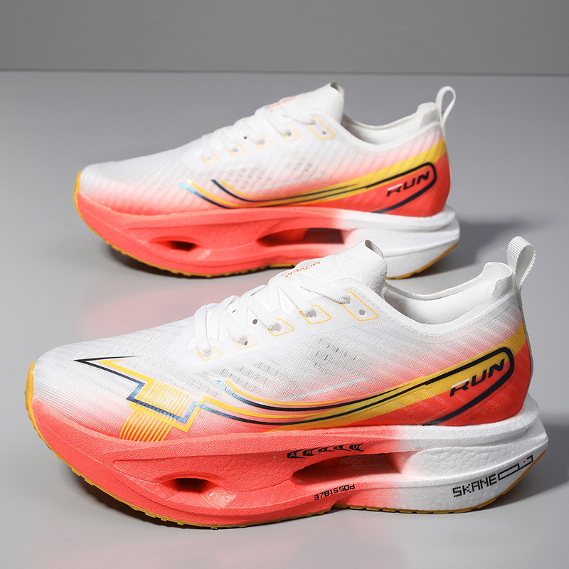 Carbon Plate Mesh Running Shoes for Men and Women, Summer New Professional Racing Breathable Full-Length Shoes 2025