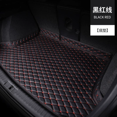 Tail Box Mat – Trunk Mat - bottom-pad-black-and-red-lines-take-a-photo-and-note-the-model-year-vv-material