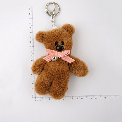 Little Red Book Club Squeaky Teddy Bear Pacha Dog Doll Plush Mr. Bean Bear Schoolbag Car Pendant
