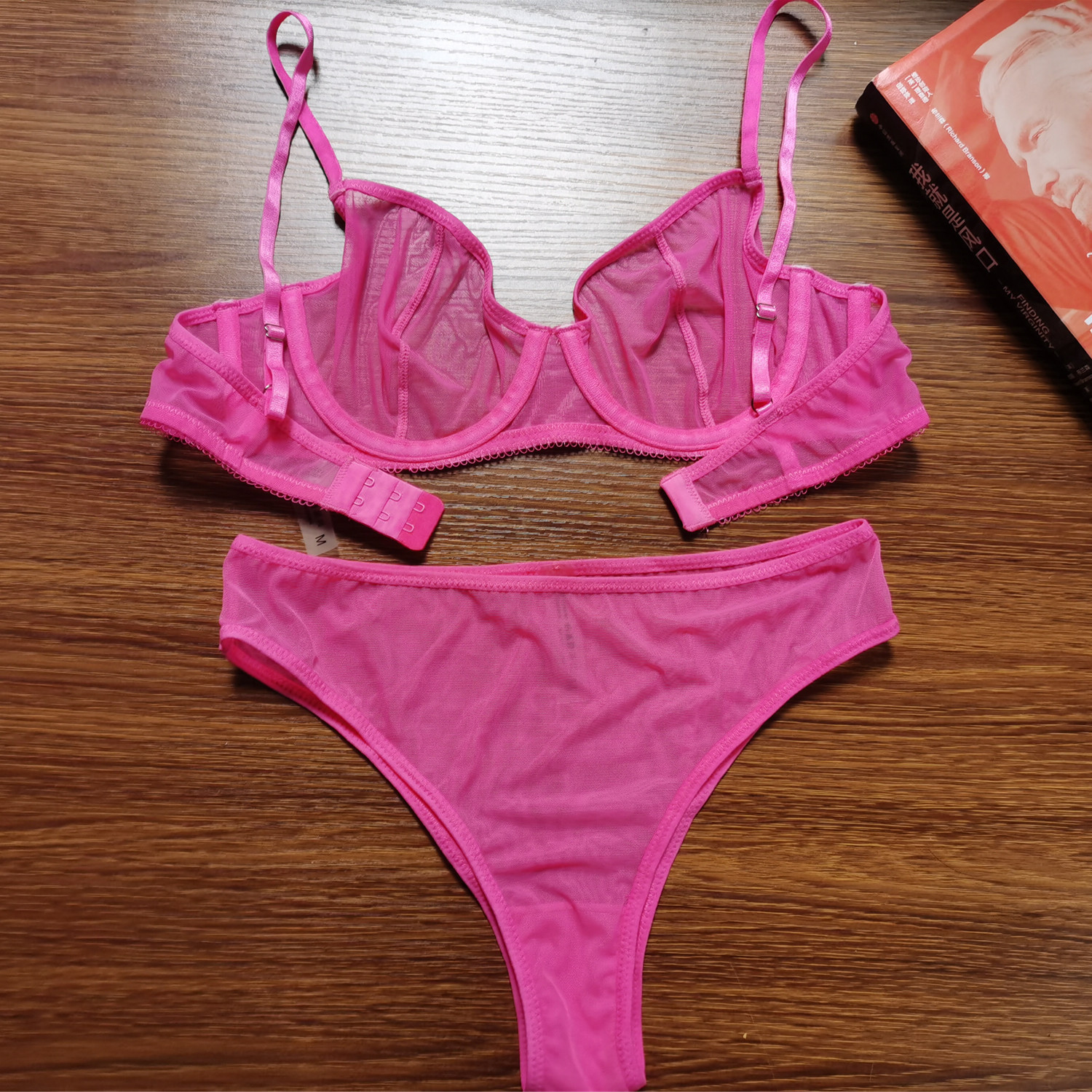 Nouvel ensemble de soutien-gorge sexy perspective, lingerie amusante pour femmes, soutien-gorge ultra-fin, porte-jarretelles, ensemble trois pièces_voghion.com