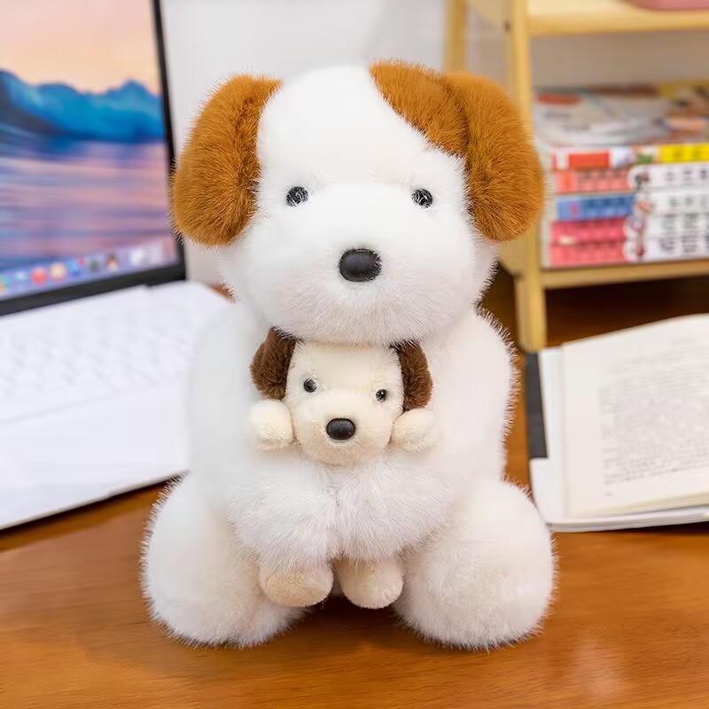 Nueva serie transfronteriza madre e hijo conejo de orejas largas zorro muñeco de peluche muñeca de mesa muñeca de confort muñeca lindo regalo