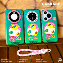 寄居蟹原创蒜鸟食用华为手机壳pura70ultra手机套mate60pro保护套