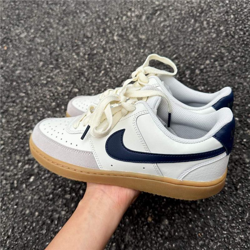 Wholesale Pure Original Court Vision Off-White Blue Versatile Men's and Women's Low-Top Casual Sports Sneakers for Couples Cross-Border