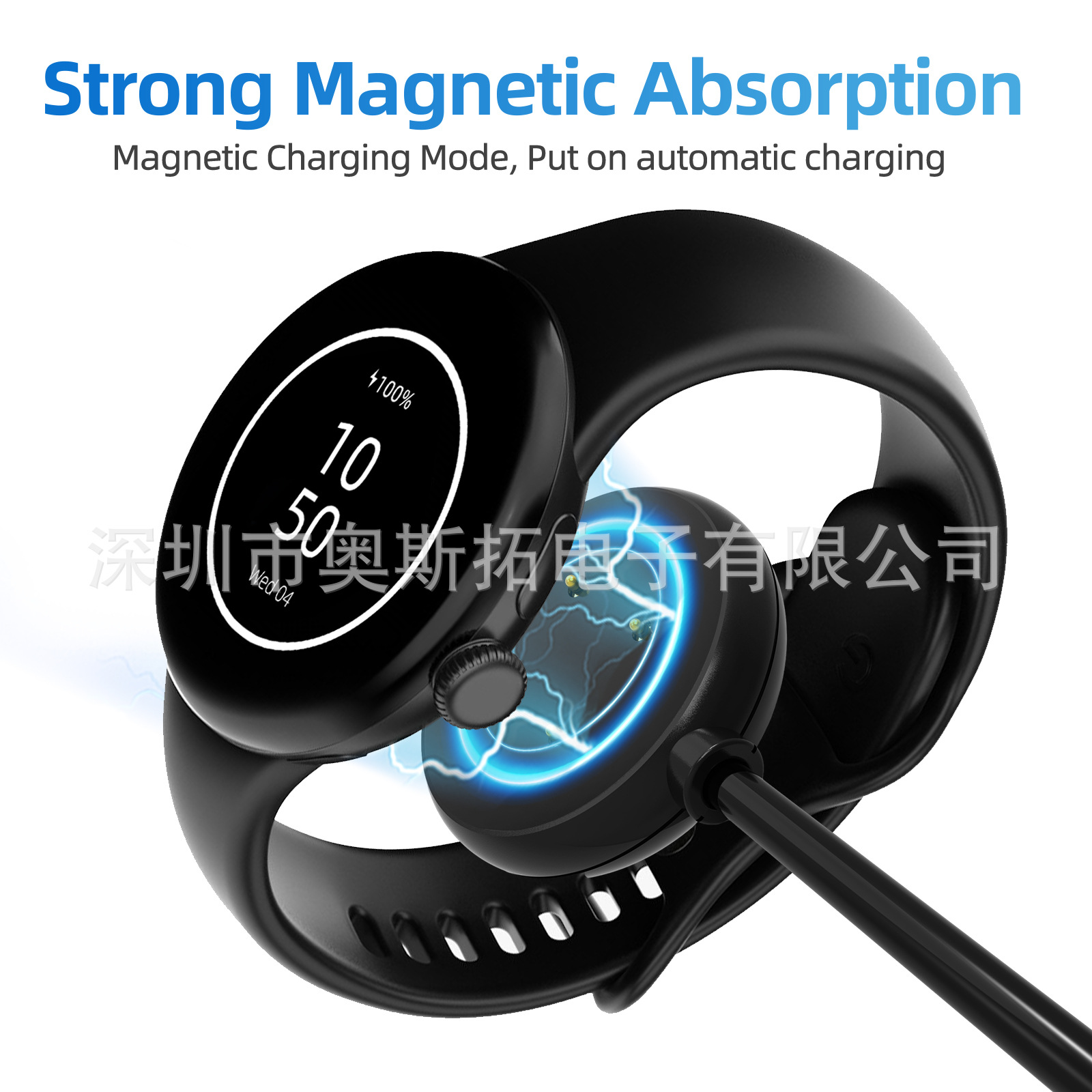 Compatible with Google Pixel Watch3 charging cable base and Google Smartwatch 2nd Generation charger Item Picture