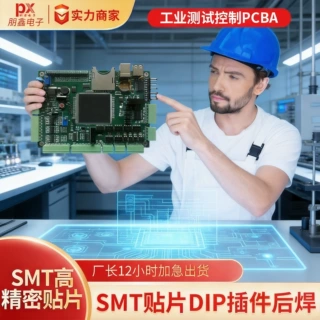 工业控制板pcba电路板定制包工包料高精度smt贴片加工生产厂家