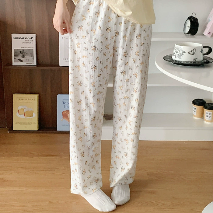 Милые летние тонкие карикатурные повседневные брюки, oversize