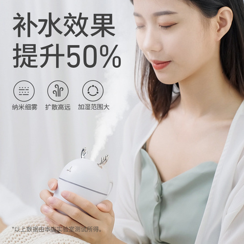 Cute pet USB hydrating and moisturizing humidifier, car mini air purifier, hydrating meter, home printed logo