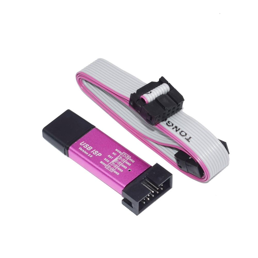 Кабель загрузки для микроконтроллера 51, программатор 51AVR USBasp USB ISP с кожухом