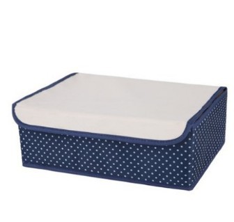 13 그리드 네이비 블루 도트