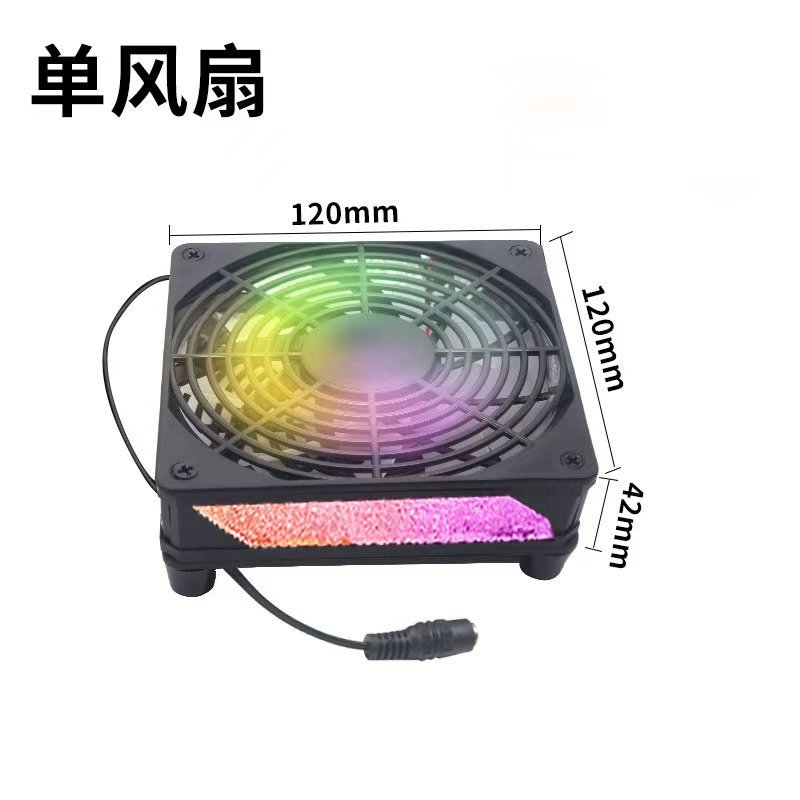 カラーランプ静音5v調速dc 12v放熱ファン12cm usb軸流放熱器ルータ放熱ファン|undefined