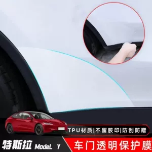 Tesla Model Y L Arxa Qapı Sıçrayış Əleyhinə Qoruyucu Film