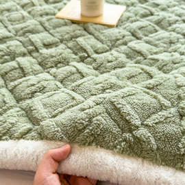 床上铺垫一米五床垫出租房经济型冬季牛奶绒保暖加厚垫子防滑床褥
