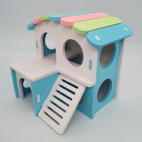 Wholesale Hamster Colorful Swing Hamster Toy Nest Seesaw Rainbow Bridge Pet Supplies Toy Hamster Supplies