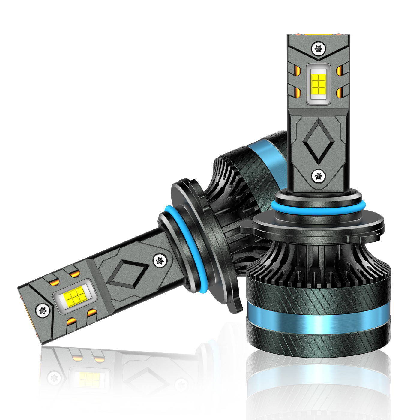 SENROBO transfronterizo automóvil condujo faro doble tubo de cobre 140W super brillante H4 reformado LED faro H7HB3H11