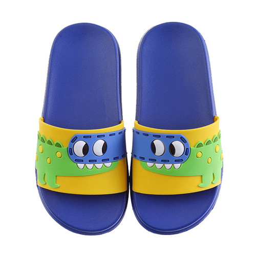 Children's Dinosaur Slippers for Boys  New Summer Outdoor Bathing Soft Sole EVA Cute Slippers for Girls