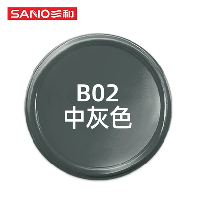 Avtomobil boyası: Paint Color Change Car Repair - national-standard-color-series-b02-medium-gray-480mlbottle-spray-paint