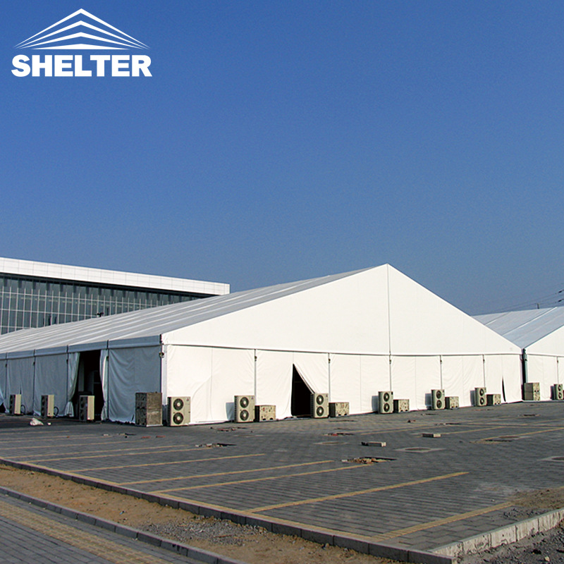 赛尔特篷房厂家跨境定制大型工业仓储篷房建筑铝合金人型展示帐篷