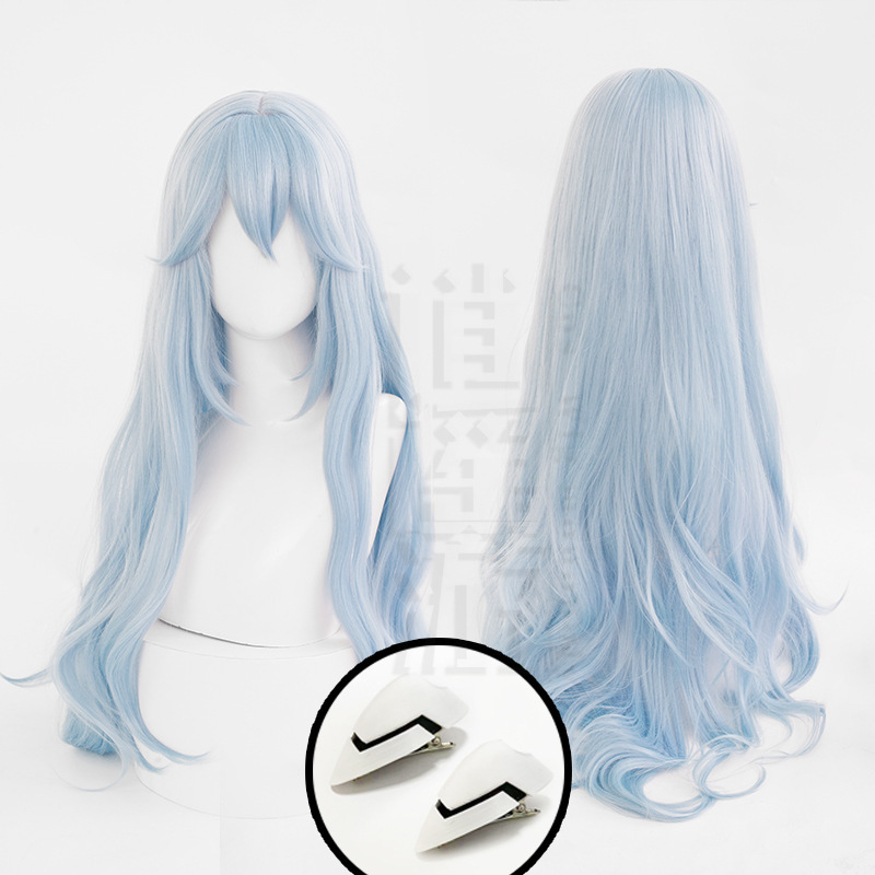 Getaway Evangelical Warrior eva Theater Edition Ayabeli cos Wig Long Curly Hair Simulation Human Scalp