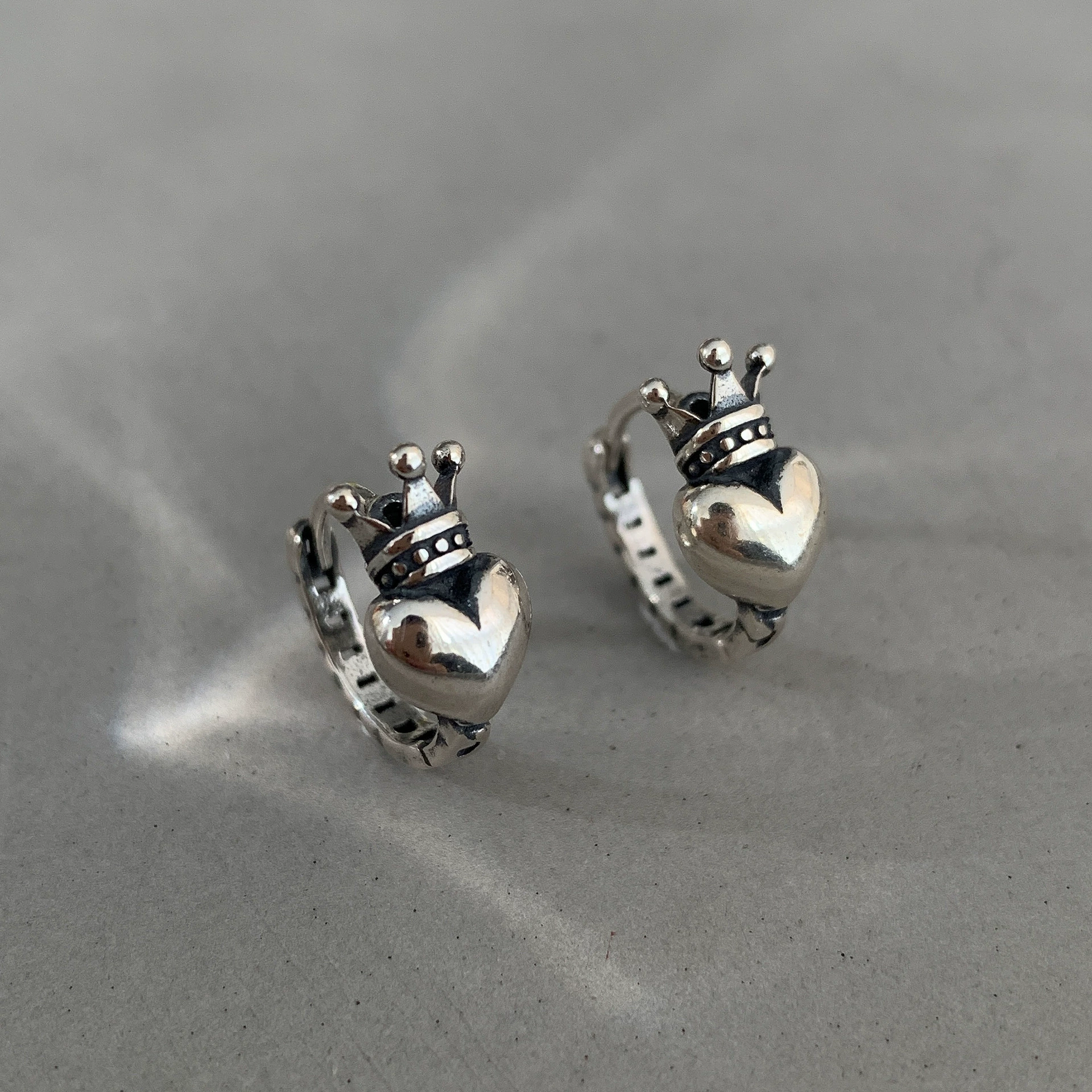 Genuine design earrings, silver 925 sample, 2022 collection
