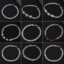 欧美轻奢手表扣手链高级感时尚百搭通勤锆石精美女手串新品跨境厂