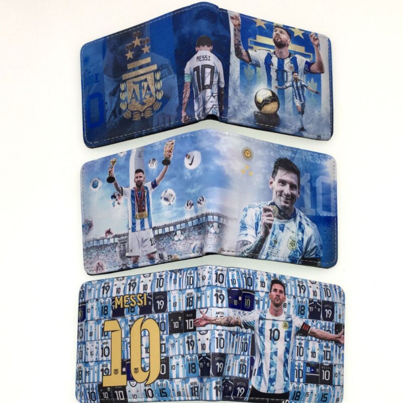 World Cup champion Argentina national team Rio. Messi PU material coin purse wallet card bag World Cup champion Argentina national team Rio. Messi PU material coin purse wallet card bag