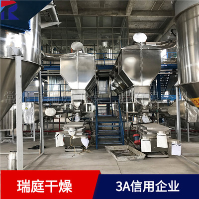 Amino acids Drying equipment horizontal Boiling dryer Polypropylene resin Boiling fluidized bed dryer
