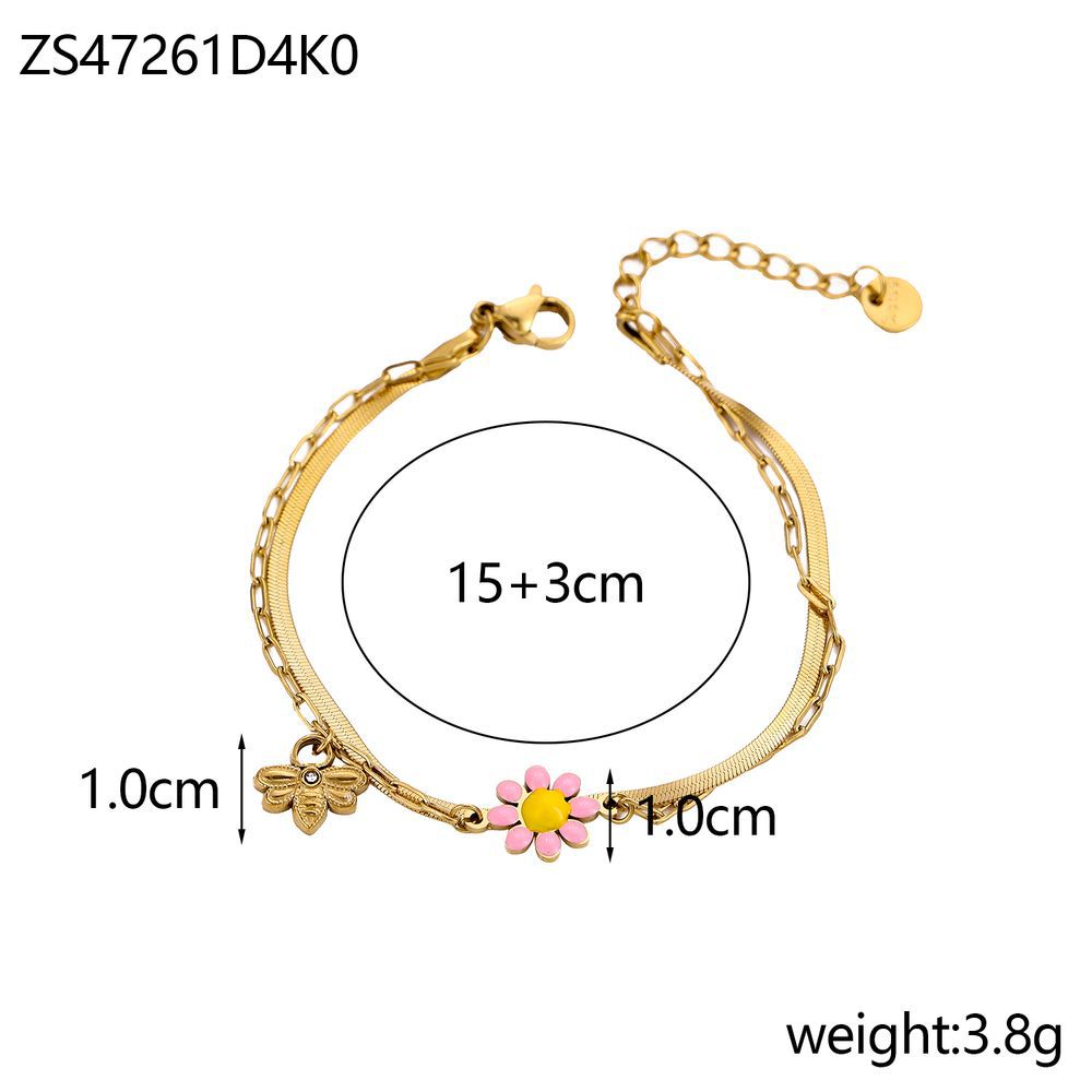 Stainless Steel Gold Color  Bracelet