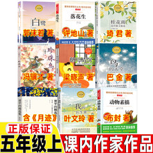 五年级上册必读的课外书白鹭郭沫若著落花生许地山著春酒桂花雨珍