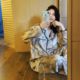 Metwo Island Floral Home Clothes South Korea Lady Light Luxury Women's Cardigan Long Sleeve suit New Pajamas Spring and Autumn