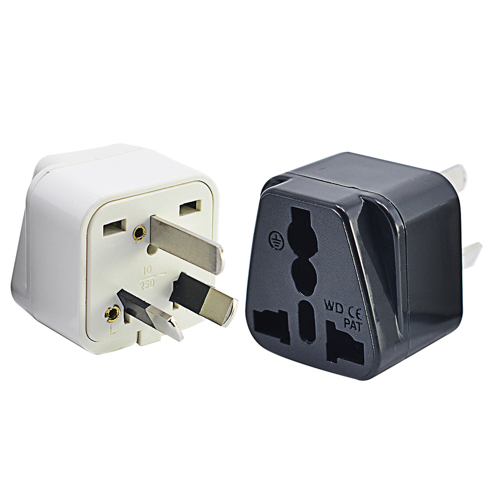 铜WD-16-1带绝缘澳规转换插座纽西兰转换器澳洲插头三扁插三脚CE