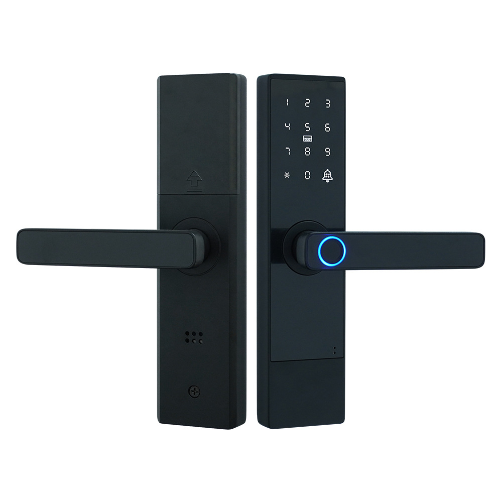 新品涂鸦wifi蓝牙TTLOCK木门锁指纹小锁东南亚南美跨境电商外贸