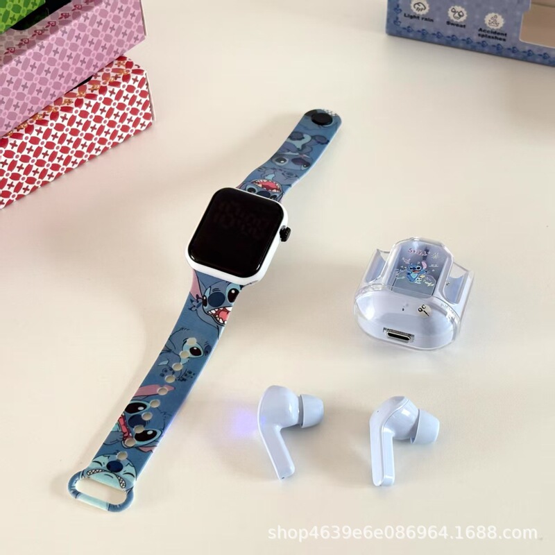 新しい 2025 漫画ワイヤレス Bluetooth ヘッドセットインイヤー透明充電ボックスノイズリダクションワイヤレス工場卸売|undefined