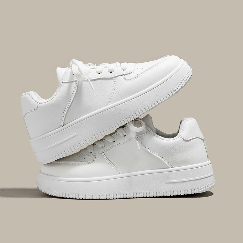 2025 Spring and Autum New Breathable Summer Lightweight Air Force One Leather Versatile White Shoes for Men and Women Sports Sneakers