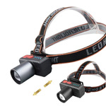 跨境新款强光照明铝合金伸缩变焦远射头灯白激光户外长续航头灯