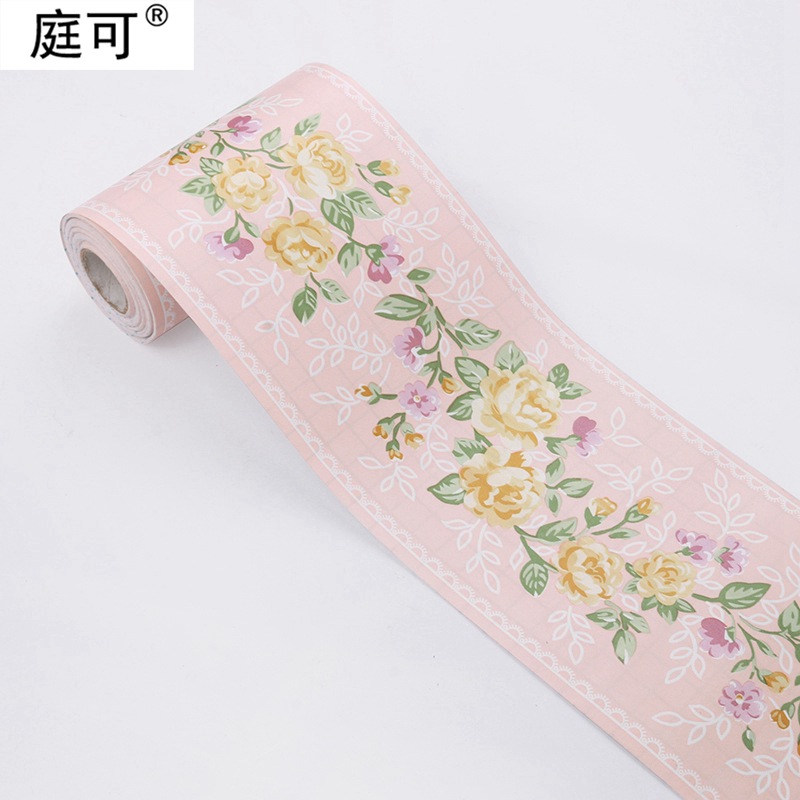 9702 핑크 노란색 모란-10.6cm * 10 m