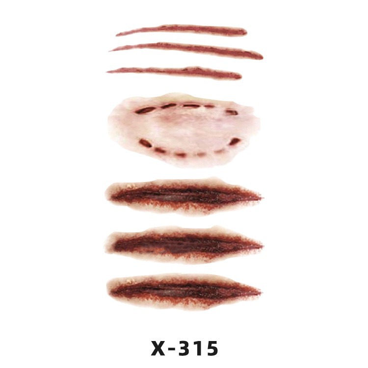 Arco de flor pequeña pegatinas de tatuaje fresco 3D dibujos animados transfronterizo Henna rosa impermeable texto en inglés pegatinas de tatuaje