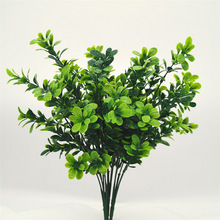 仿真花5叉玉兰草把束 塑料假花绿植米兰花束家居客厅装饰植物批发