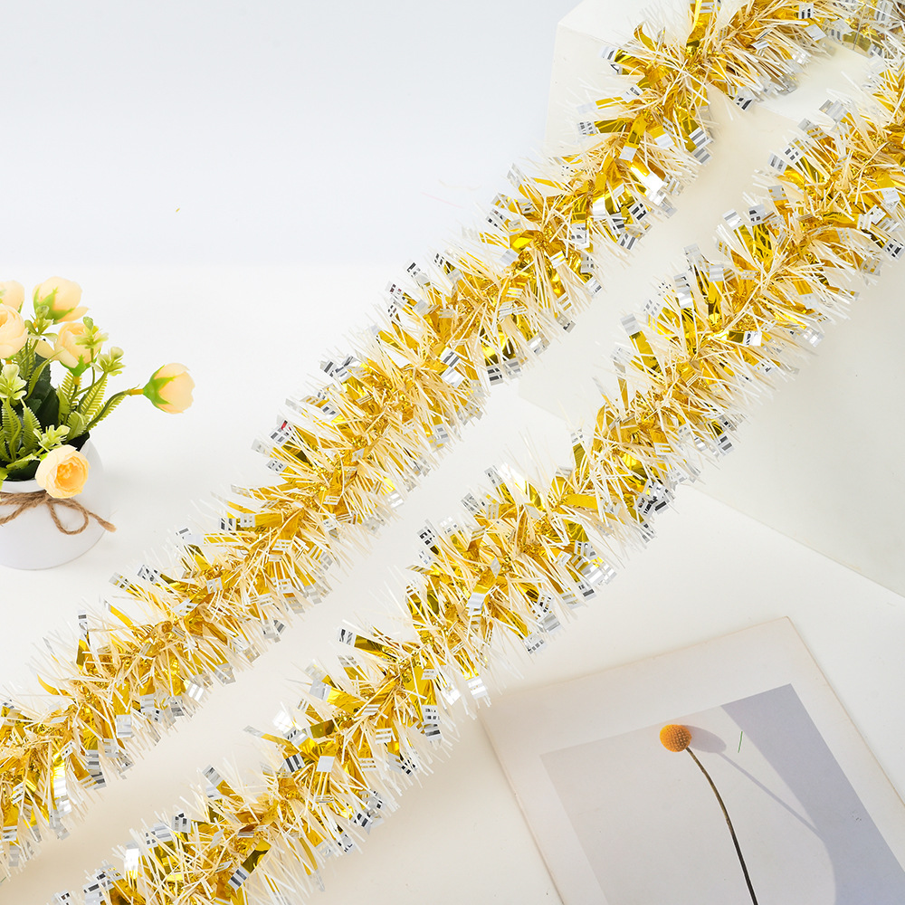 9cm 5 capas de comercio exterior transfronterizo encriptación engrosada banda de espuma de celosía festivales de decoración de Navidad dibujo de flores de lana