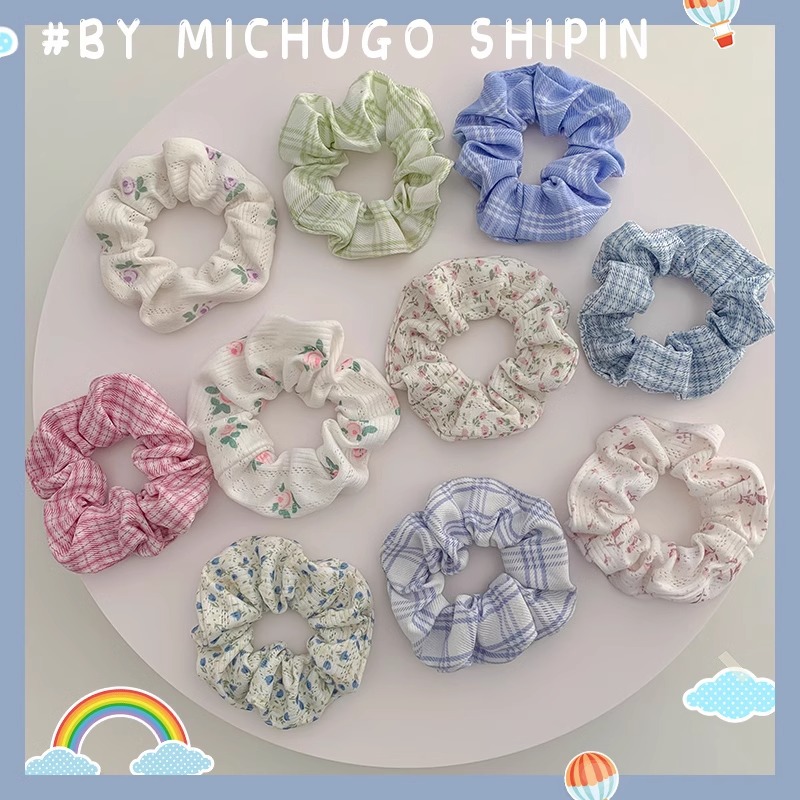 Cabeza de bola cerdo intestino grueso anillo de pelo ins internet celebridad estilo coreano temperamento simple cabeza de salchicha grasa cuerda corbata pelo banda de goma tocado para mujeres