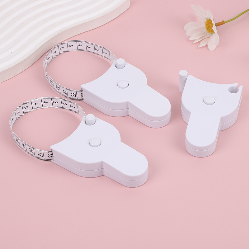 Automatic Retractable Y-Shaped Waist Measuring Tape Fitness Sports Body Circumference Measuring Soft Tape Centimeter