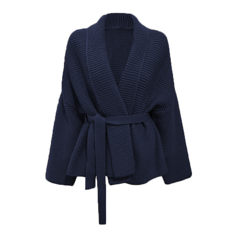 394g Weight Casual Jacket Outerwear Type Long Sleeve Sleeve Length Regular Sleeve Sleeve Type Polyacrylonitrile Fiber Fabric Type Regular Top Length Coat Tops Type Holiday Occasion V Neck Neckline Comfort Function Loose Fit Type Solid Color Pattern Autumn Season Women's Gender Streetwear Style Women's Streetwear Solid Color Coat Casual Jacket
