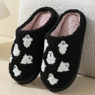 B 65430 Rainbow Fleece Christmas Slippers �ʺ�ë�q�}�Q����