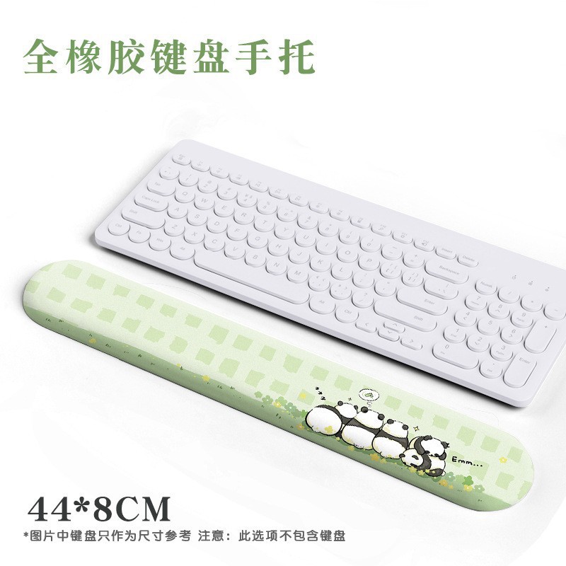 Cute y feliz pescar protector de muñeca almohadilla de ratón protector de muñeca teclado de mano almohadilla de teclado de oficina almohadilla de ratón para niñas