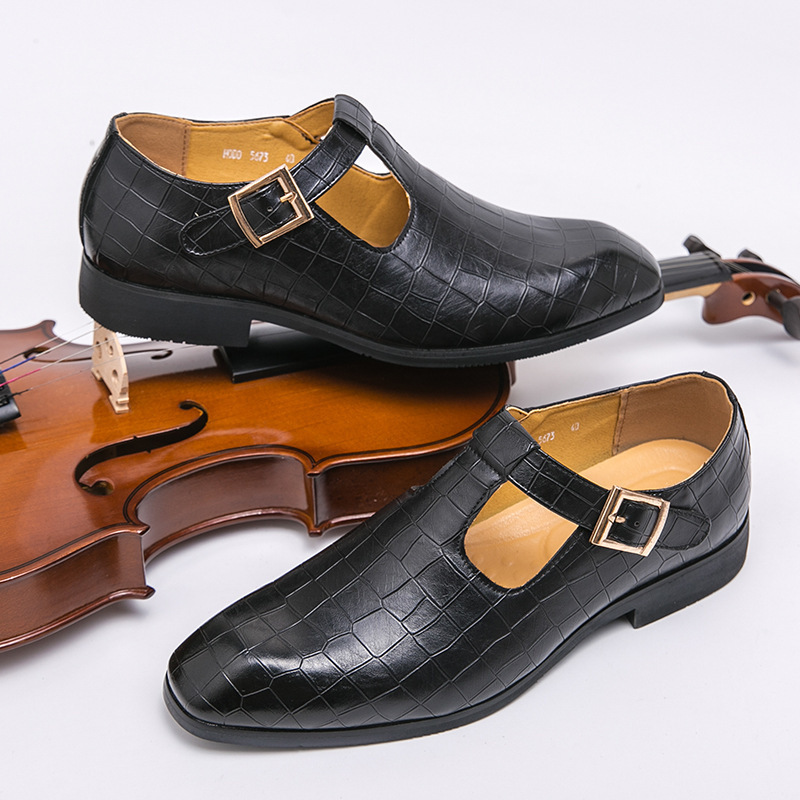 Zapatos de hombre 46 sandalias grandes zapatos de cuero de punta de moda zapatos de negocios moda zapatos de conducción de hombre zapatos casuales