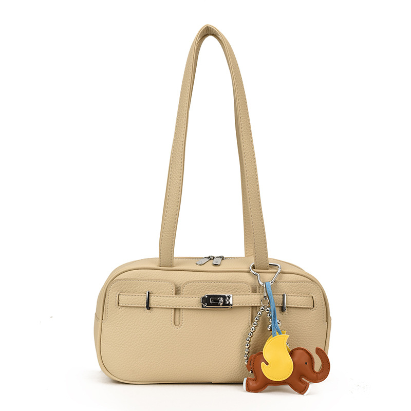 Retro Hand-held Bowling Bag, Women's Bag, Niche Design, Underarm Bag, Shoulder Bag_voghion.com