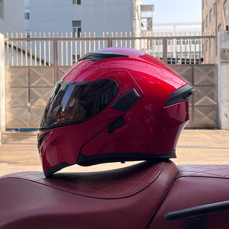 JIEKAI 3C certificado casco de motocicleta para hombres y mujeres casco completo de motocicleta casco de exposición Bluetooth casco de coche eléctrico
