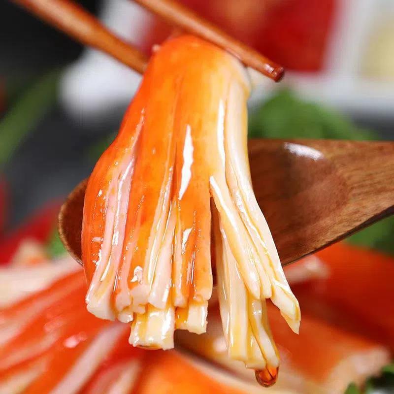 Crab Stick Hot Sale 100 Shredded Crab precooked and ready to be eaten spicy snacks snack leisure time food wholesale Cooked 20 package